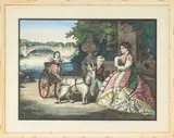 Central Park by George Schlegel, circa 1870, Lithograph, sold Mar 2026
