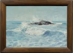 Untitled by Clifford Ashley, oil on canvas, sold Nov 2024