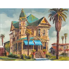 California Victorian by Ben Abril, oil on canvas, sold Nov 2024