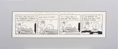 Untold Wealth by Charles M. Schulz, 1986, lithograph, sold Nov 2024