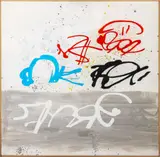 Scrittura by Paolo Barrile, 1997, Acrylic on Panel, sold Feb 2026
