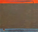 Abstract Surrealist Composiition by Domenick Capobianco, Oil on Canvas, sold Feb 2026