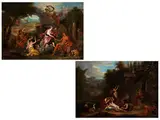 Der Hirte Paris Überreicht der Aphrodite den Goldenen Apfel by Victor Honoré Janssens, oil on canvas, sold Dec 2015