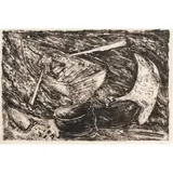 Au Revoir by Miquel Barceló, 1990, lithograph, sold Jan 2025