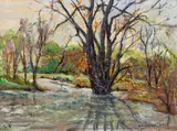 Untitled by George Gardner Symons, oil on canvasboard, sold Jan 2025