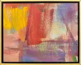 Abstract Composition by Donald Kunz, Oil on Canvas, sold Mar 2026