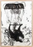 Dark Angel by Robert Dandarov, 1989, Mixed Media on Paper, sold Mar 2026