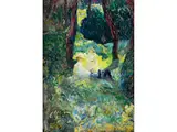 Automne by Alexander Ivanovich Lazhechnikov, oil on board, offered Mar 2023