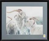 Goats by Joyce Green, watercolor, sold Dec 2024