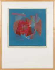 Untitled by Marianne Diffenderfer, monotype, sold Dec 2024