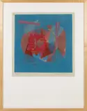 Untitled by Marianne Diffenderfer, monotype, sold Dec 2024