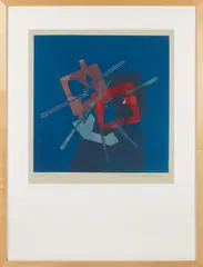 Untitled by Marianne Diffenderfer, monotype, sold Dec 2024