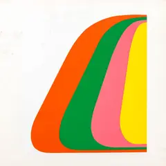 Color Wind by Charles Hinman, 1970, Screenprint in Colors, sold Mar 2026