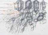 Abstract Composition by Elfi Schuselka, Mixed Media on Paper, sold Mar 2026