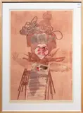 Untitled by Marianne Diffenderfer, monotype, sold Jan 2025