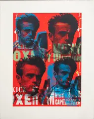 Untitled by Peter Mars, screenprint, sold Jan 2025