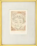 Masque by Man Ray, 1969, Etching and Aquatint in Colors, sold Apr 2026
