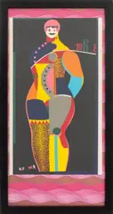 Fun City by Richard Lindner, 1968, Screenprint in Colors, sold Apr 2026