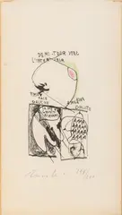 U-Turns by Gastone Novelli, Lithograph in Colors, sold Apr 2026