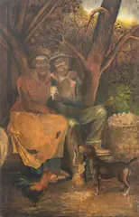 Cotton Picker Couple by William Aiken Walker, Oil on Canvas, sold Apr 2026