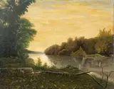 Merimiac River by John B. Seymour, 1904, Oil on Canvas, sold Apr 2026