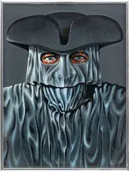 Masked Man by Stanislaw Zagorski, Mixed Media on Illustration Board, sold Apr 2026