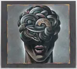 Medusa by Stanislaw Zagorski, Mixed Media on Illustration Board, sold Apr 2026