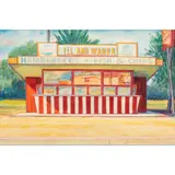 Untitled by Darrell Hill, mixed media on paper, sold Feb 2025