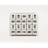 Touching Slides by Marco Maggi, 1999, drypoint on aluminum in slide mounts, sold Feb 2025