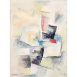 Untitled by Egon Adler, oil on canvas, sold Feb 2025