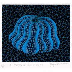 A Pumpkin BB-C by Yayoi Kusama, 2004, screenprint in colors, sold Feb 2025