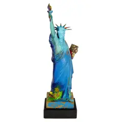Untitled by Peter Max, bronze sculpture with stone base, sold Feb 2025