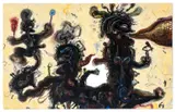 Gaia and Ouranos by Robert Dandarov, 1989, Oil on Wood Panel, sold Apr 2026