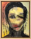 Selfie by Esteban Jiminez Guerra, 2014, Mixed Media on Canvas Panel, sold Apr 2026