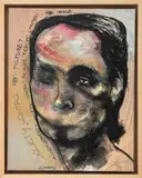 Selfie by Esteban Jiminez Guerra, 2014, Mixed Media on Canvas Panel, sold Apr 2026