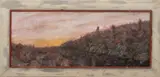 Autumn Fallen Leaves Landscape Scene by Charles Blum, 1959, Oil on Board, sold Apr 2026