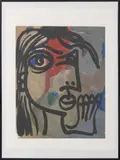 Head by Peter Robert Keil, Acrylic on Paper, sold Apr 2026