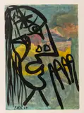 Woman by Peter Robert Keil, 1967, Acrylic on Paper Mounted on Board, sold Apr 2026