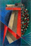Geometric Composition by Otto Storch, Oil on Canvas, sold Apr 2026