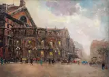 Paris by Henri Grenier, oil on canvas, sold Feb 2025