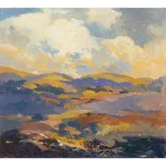 California Landscape by Thomas McGlynn, oil on canvas, sold Feb 2025