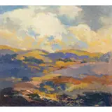 California Landscape by Thomas McGlynn, oil on canvas, sold Feb 2025
