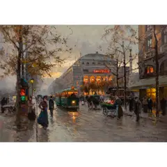 Untitled by Édouard Cortès, oil on canvas, sold Feb 2025