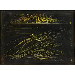 Wind Land & Plains (Wind Blown Shrubs)," 1952-53 by Cady Wells, mixed media, sold Mar 2025