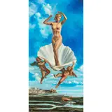 Allegory by Russell R. Tripp, 1992, acrylic on board, sold Mar 2025