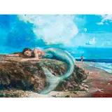 On Tranquil Seas by Russell R. Tripp, 2018, acrylic on board, sold Mar 2025