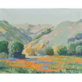 Landscape with Flowers by Adolf Hasenkamp, oil on canvas, sold Mar 2025