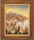 Olive Grove Jerusalem by Dora Tannebaum, 1973, Oil on Canvas Board, sold Apr 2026