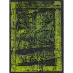 Abstract Landscape #4 by Cady Wells, 1953, mixed media on paper, sold Mar 2025