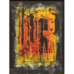 Black Figures by Cady Wells, 1953, mixed media, sold Mar 2025